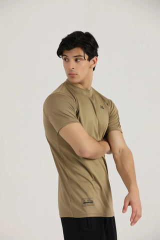Arrival Dri-Fit Moisture-Wicking Gym T-Shirt with Hilton Aesthetics chest logo
