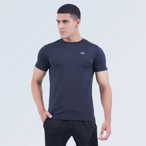 Men's Moisture-Wicking Dri-Fit Gym T-Shirt Front View | Hilton Aesthetics