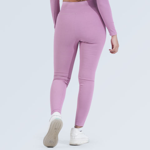 High Waist Rib LeggingsLadies LeggingsHilton AestheticsHilton AestheticsHigh Waist Rib LeggingsX-SmallDustydiscount-productPlum4