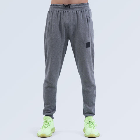 Men's Slim Fit Rest Day Knit Joggers in Slate Gray | Hilton Aesthetics