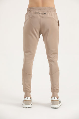 Elements Cuffed Joggers in Khaki – elasticated waistband and slip pocket detail
