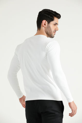 Signature Ribbed Training T-Shirt with long sleeves and Hilton Aesthetics inscription