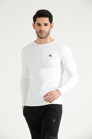 Signature Ribbed Training T-Shirt with long sleeves and Hilton Aesthetics inscription