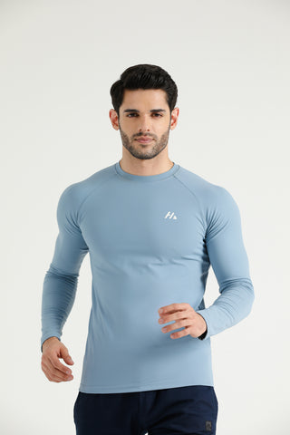 Apex Performance Long Sleeve T-Shirt with fitted sleeves and Hilton Aesthetics logo