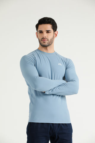 Apex Performance Long Sleeve T-Shirt with fitted sleeves and Hilton Aesthetics logo