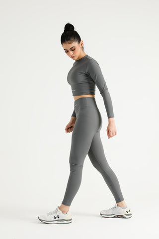 Signature Rib Crop TopsCrop TopsHilton AestheticsHilton AestheticsSignature Rib Crop TopsX-Smallgreydiscount-productGrey2