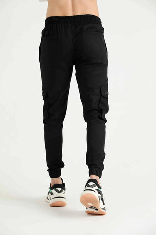 Men’s Utility Cargo Joggers with cargo pockets and Hilton Aesthetics embroidered logo