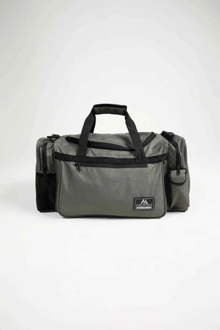 Hilton Aesthetics Essential Duffel Bag in grey, front product view
