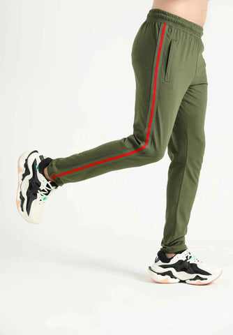 Men’s Rest Day Essential Joggers with side stripes, zipper pockets and Hilton Aesthetics logo