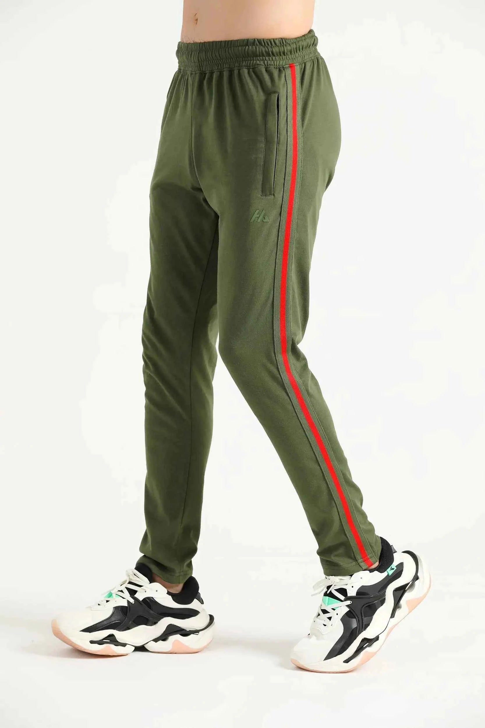 Men’s Rest Day Essential Joggers with side stripes, zipper pockets and Hilton Aesthetics logo